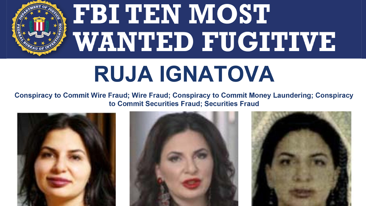 Onecoin’s Co-Founder Ruja Ignatova Has Been Added to the FBI’s 10 Most Wanted Fugitives List